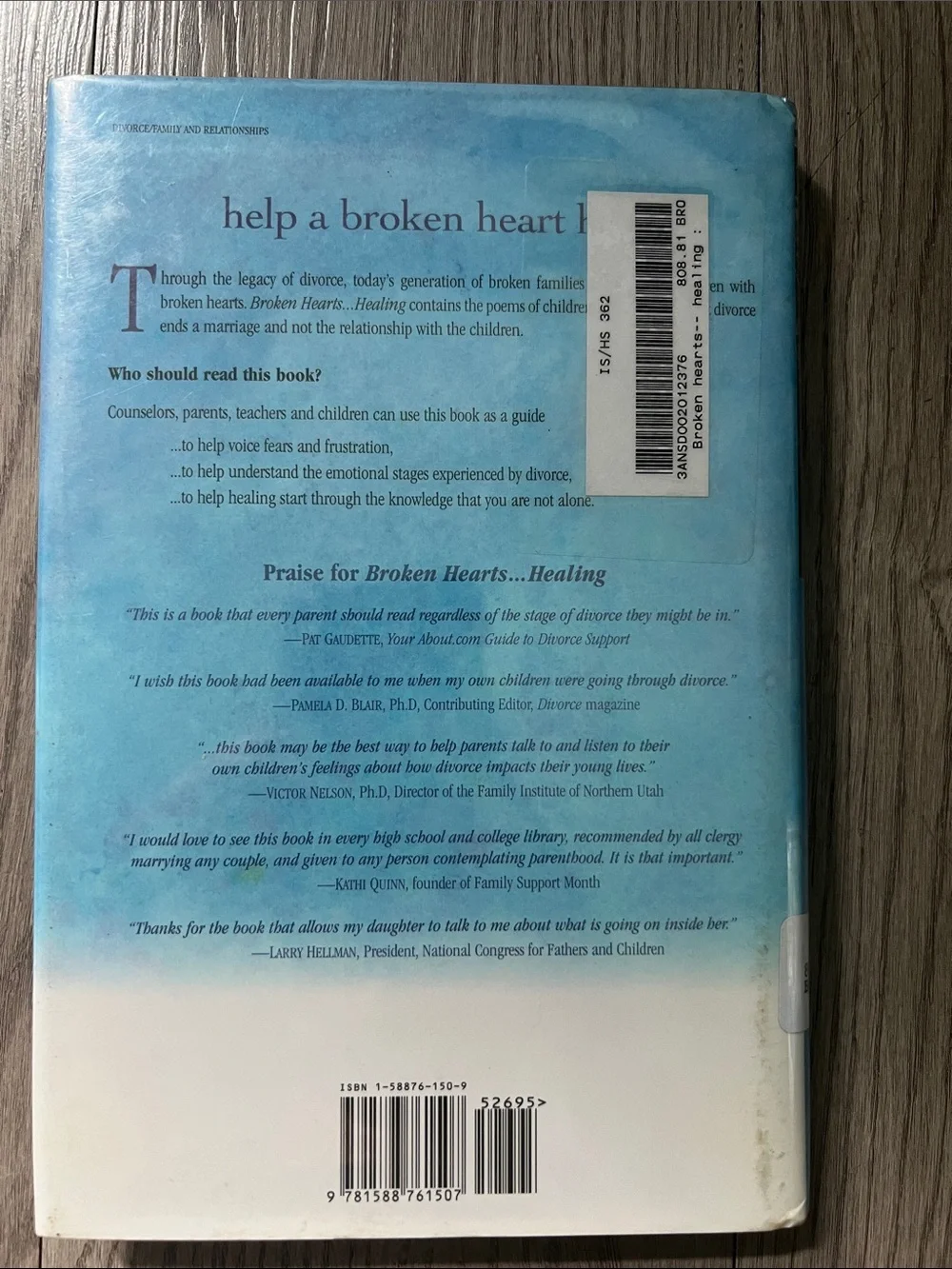 Broken Hearts...Healing (Blue) - Edited by Tom Worthen